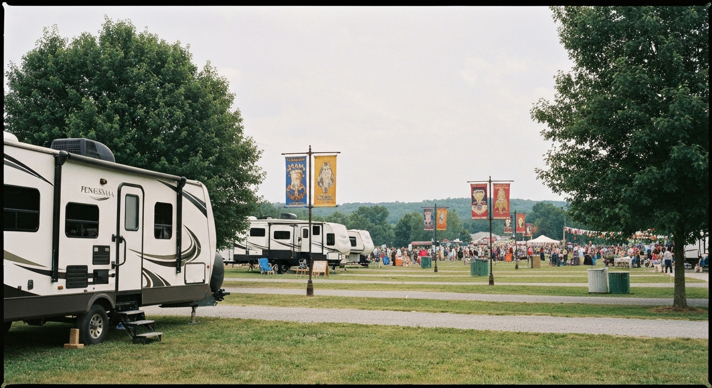 RV rental for Pennsylvania Renaissance Faire near Marietta